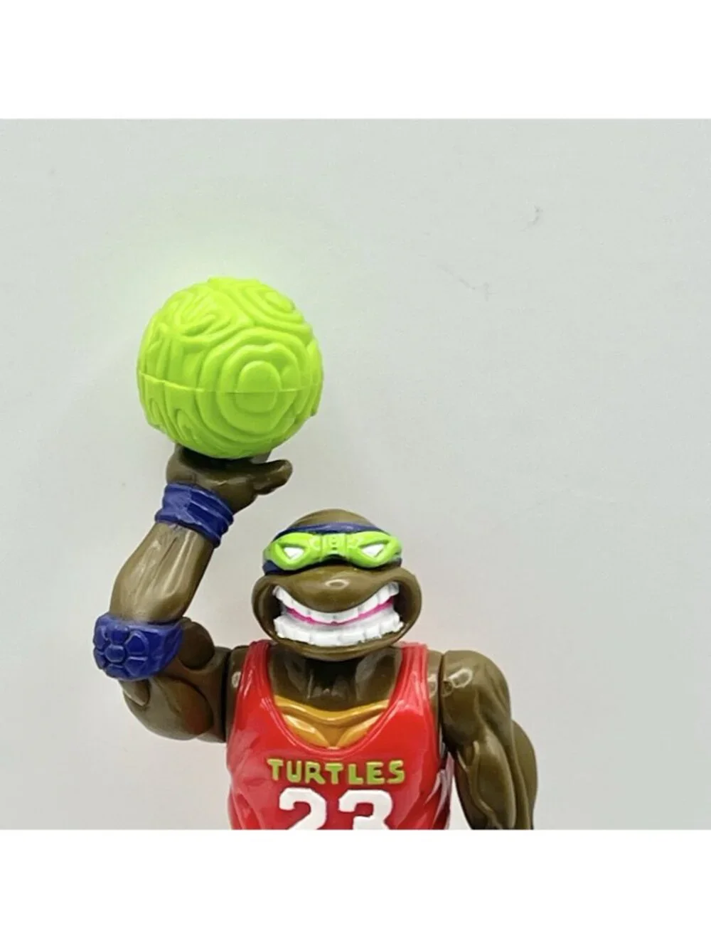 TMNT Sewer Sports All Stars Slam Dunkin' Don With Ball And Net Playmates 1991